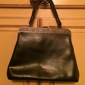 Vintage Black Pocketbook